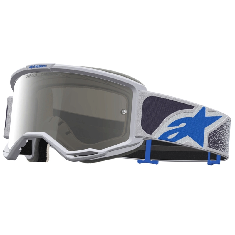 Alpinestars Vision 5 Drag motocrossbriller lyslilla-blå
