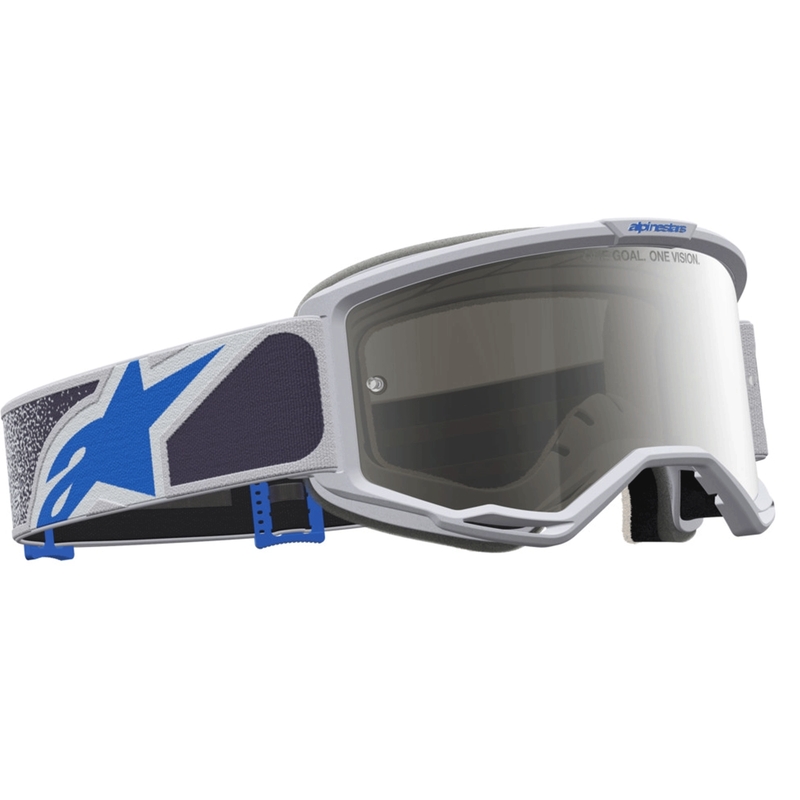 Alpinestars Vision 5 Drag motocrossbriller lyslilla-blå