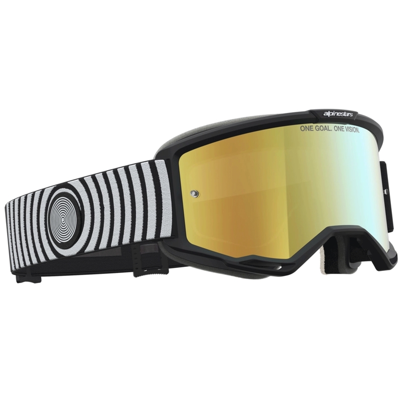 Alpinestars Vision 5 Hone motocrossbriller sort-hvid