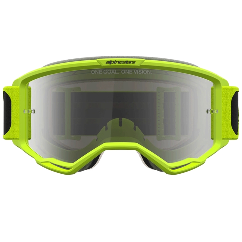 Alpinestars Vision 5 Rora motocrossbriller sort-fluo gul
