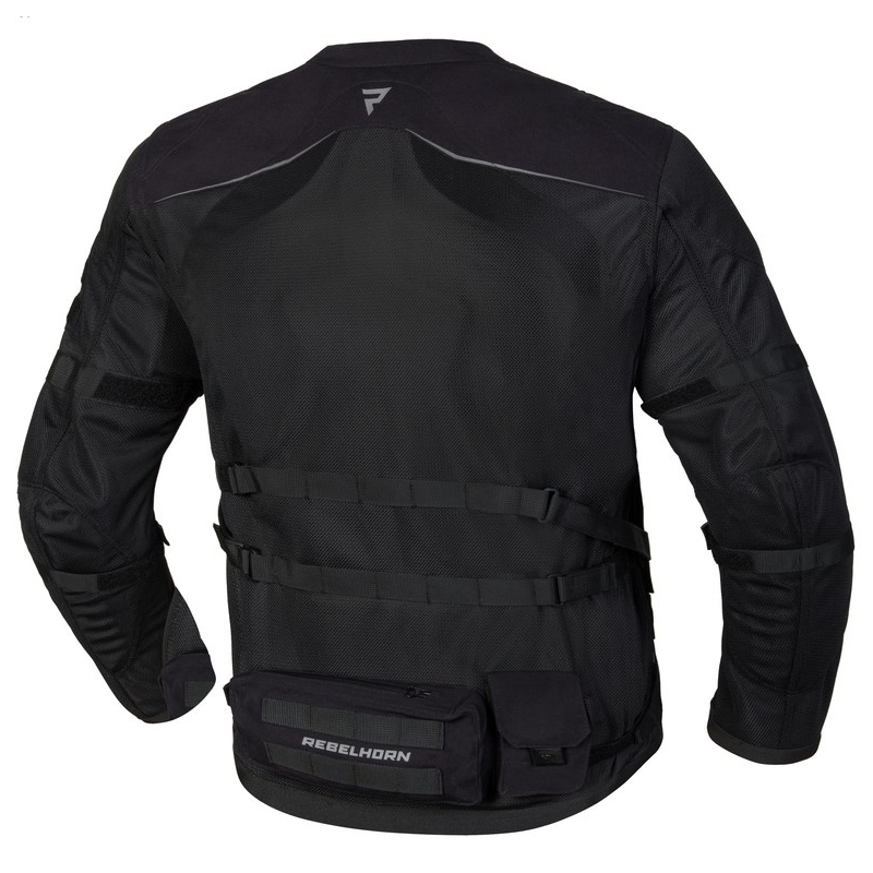 Bunda na motorku Rebelhorn Brutale černá výprodej