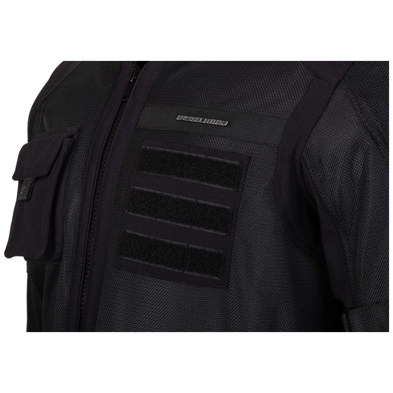 Bunda na motorku Rebelhorn Brutale černá výprodej