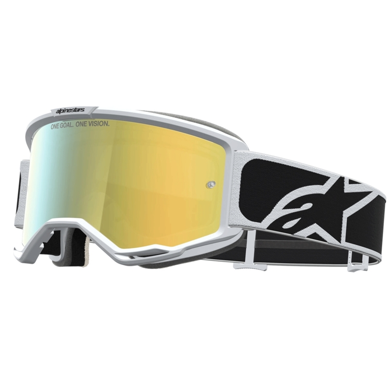 Alpinestars Vision 5 Rora motocrossbriller sort-hvid