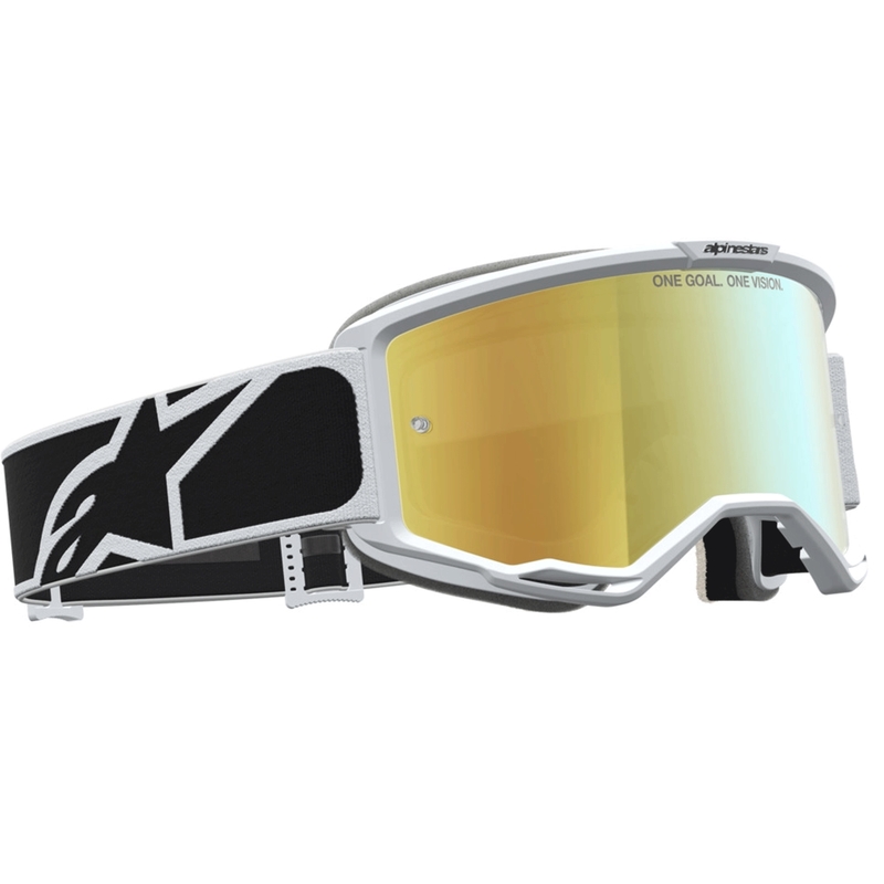 Alpinestars Vision 5 Rora motocrossbriller sort-hvid