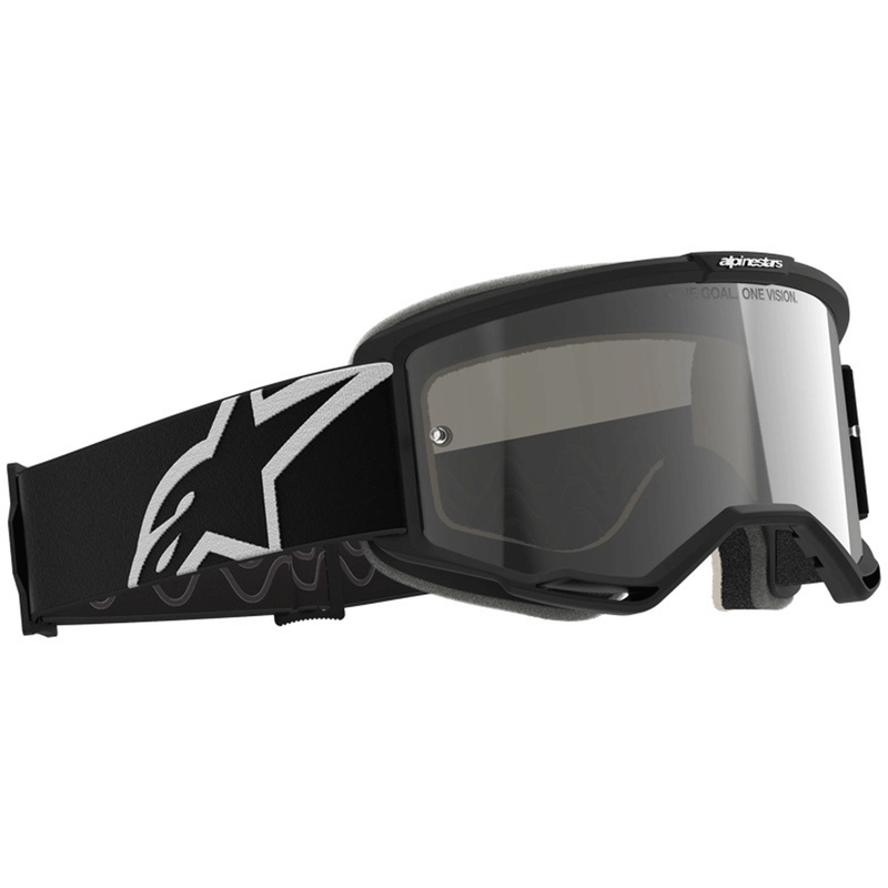 Alpinestars Vision 5 Corp 2 motocrossbriller sort-hvid
