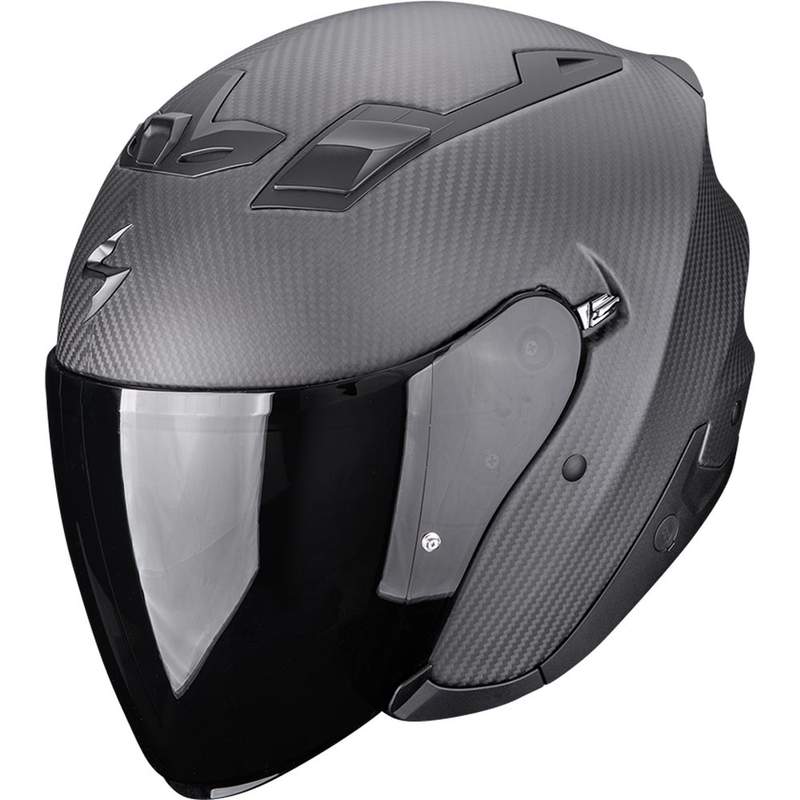 Scorpion EXO-Z1 Carbon Solid Åben Motorcykelhjelm Mat Sort