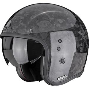Scorpion Belfast II Carbon Onyx Åben Motorcykelhjelm, Sort