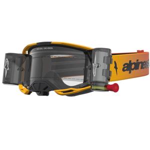 Crossbriller Alpinestars Vision 8 Amber Roll-Off, Gul-Rød-Sort