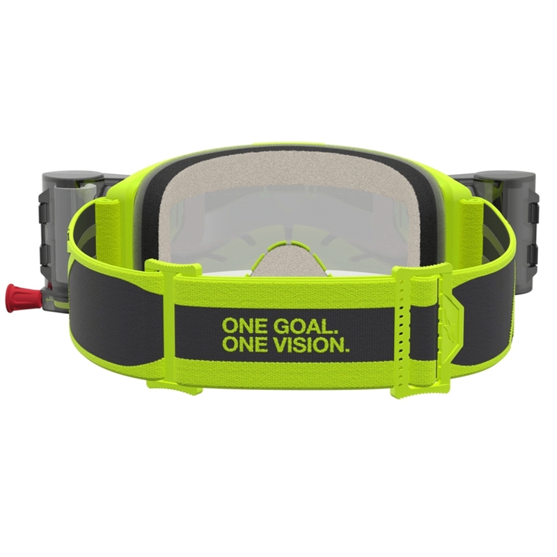 Crossbriller Alpinestars Vision 5 Rora Roll-Off, Fluo Gul/Sort