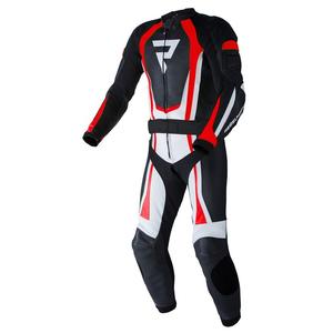 Rebelhorn Piston II PRO sort-hvid-rød motorcykeloverall udsalg