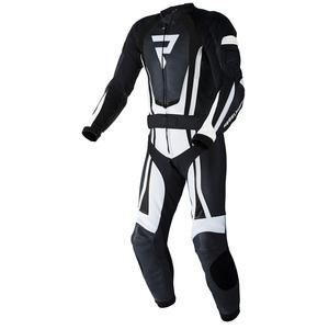 Rebelhorn Piston II PRO sort og hvid motorcykeloverall udsalg
