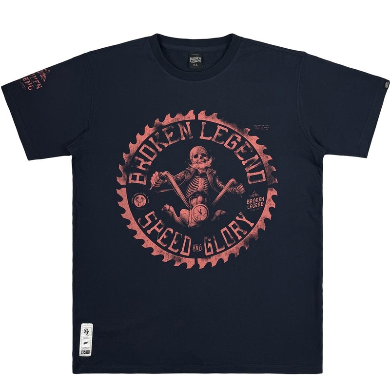 Yakuza Premium Hellrider BL 303 T-shirt mørkeblå