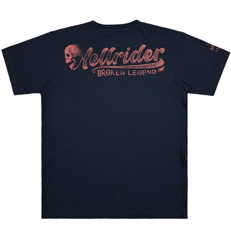 Yakuza Premium Hellrider BL 303 T-shirt mørkeblå