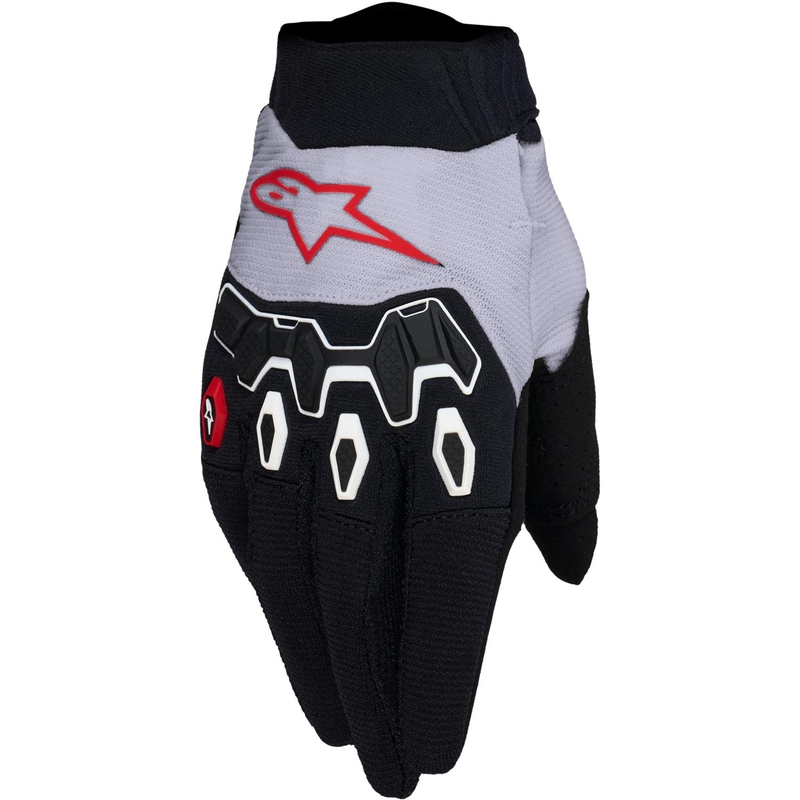Alpinestars Full Bore V2 motocrosshandsker lyslilla-sort-rød