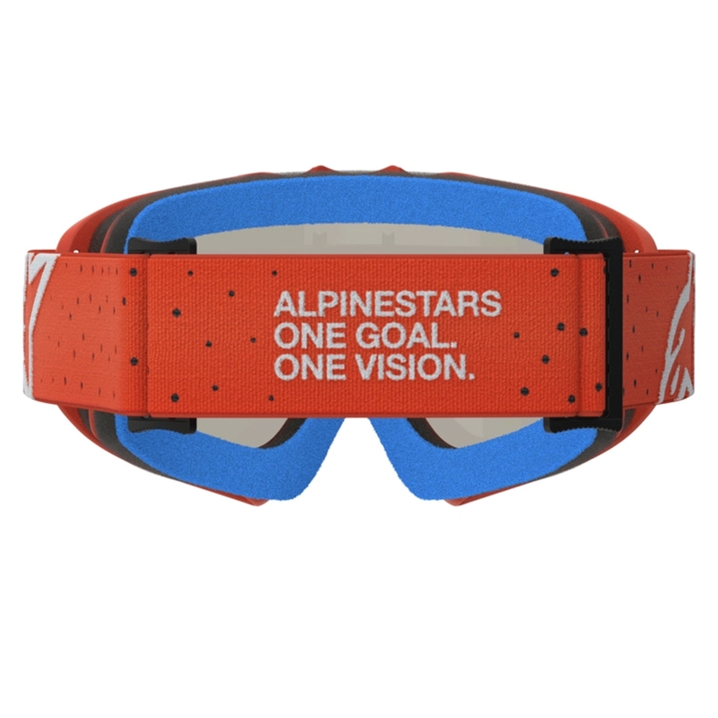 Alpinestars Vision Youth Vesta orange-sølv børne motocrossbriller