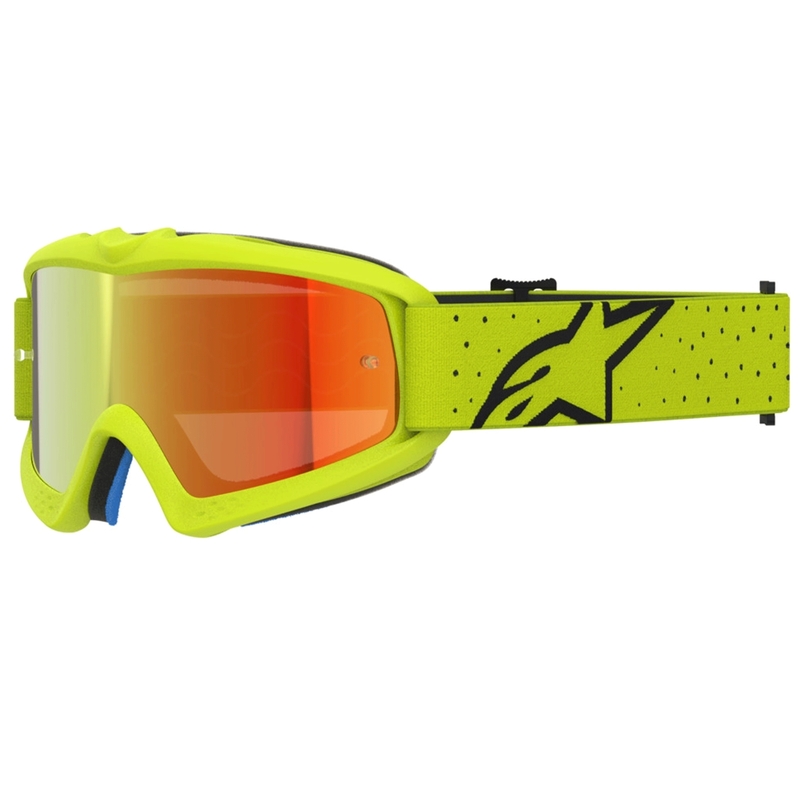 Børne motocrossbriller Vision Youth Vesta fluo gul-sort
