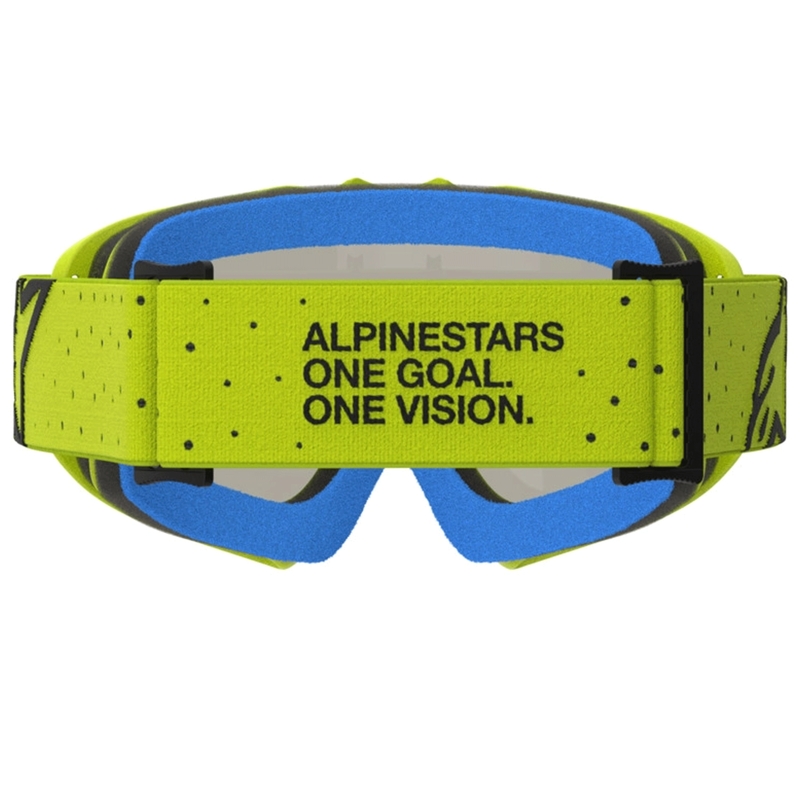 Børne motocrossbriller Vision Youth Vesta fluo gul-sort