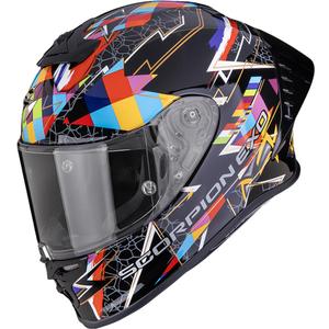 Scorpion EXO-R1 EVO II Air Pouls integralhjelm, sort/flerfarvet