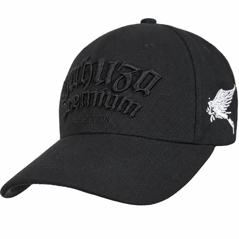 Yakuza Premium 4072 kasket sort-hvid