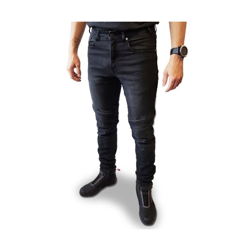 Ozone Hornet II sorte motorcykeljeans
