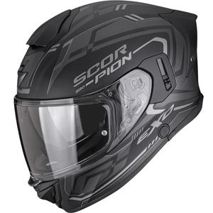 Scorpion EXO-530 Air Slope fullface motorcykelhjelm, mat sort-sølv
