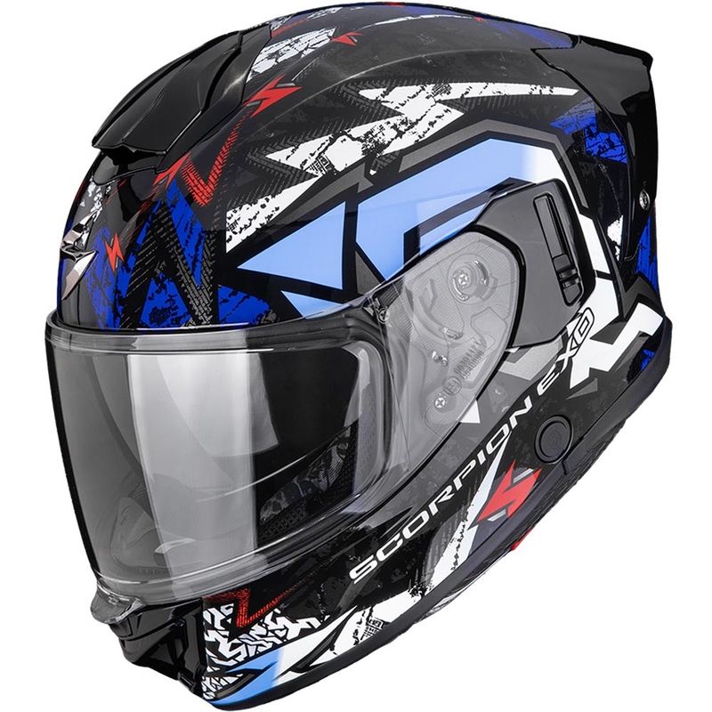 Scorpion EXO-530 Air Meteor fullface motorcykelhjelm sort-blå
