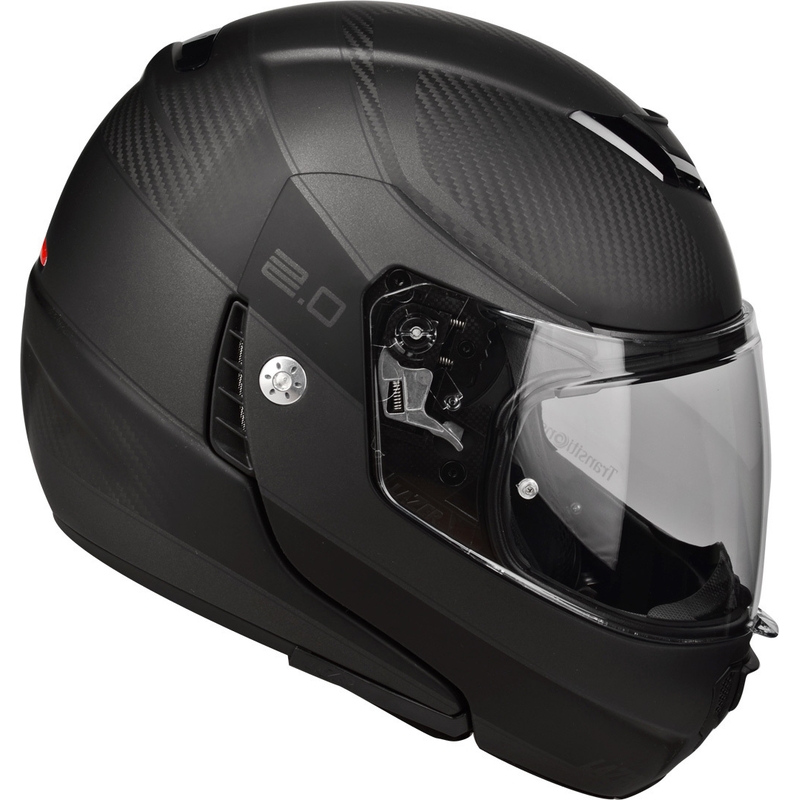 Lazer Monaco Evo 2.0 Black Matte Flip-up motorcykelhjelm udsalg