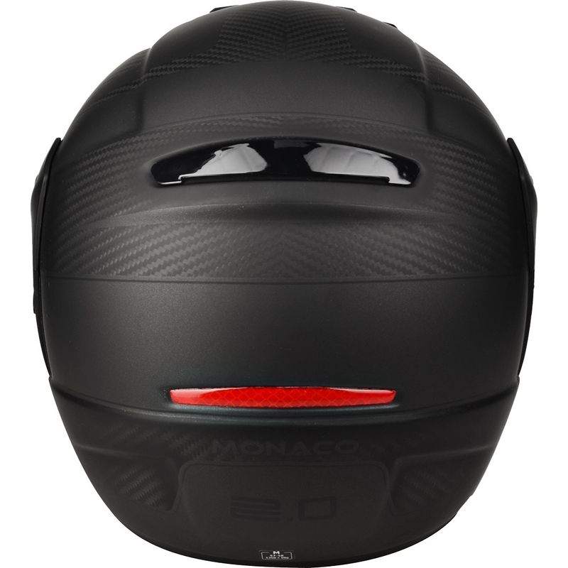 Lazer Monaco Evo 2.0 Black Matte Flip-up motorcykelhjelm udsalg