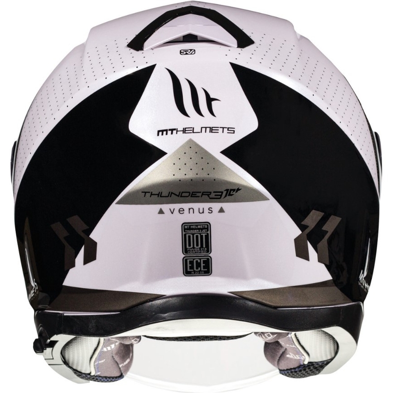Otevřená přilba na motorku MT Thunder 3 SV Venus černo-šedo-bílá výprodej