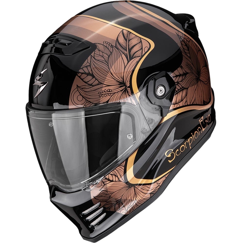Scorpion Covert FX Ameria fullface motorcykelhjelm sort-guld