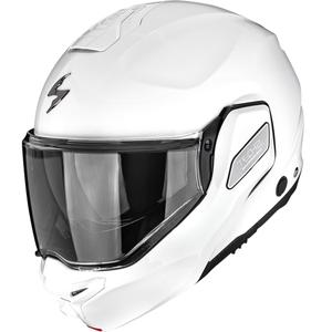 Scorpion EXO-TECH II Solid flip-up motorcykelhjelm hvid