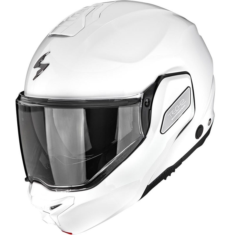 Scorpion EXO-TECH II Solid flip-up motorcykelhjelm hvid