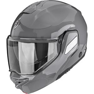 Scorpion EXO-TECH II Solid flip-up motorcykelhjelm, cementgrå