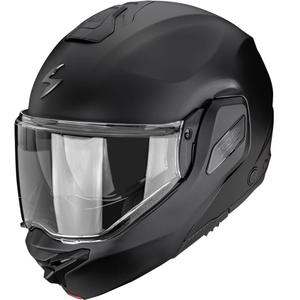 Scorpion EXO-TECH II Solid flip-up motorcykelhjelm, matsort