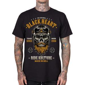 Sort hjerte Whisky T-shirt sort