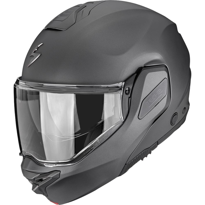 Scorpion EXO-TECH II Solid flip-up motorcykelhjelm mat antracit