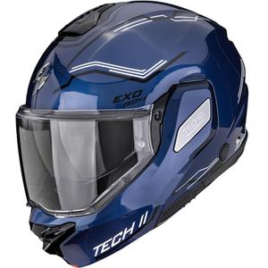 Scorpion EXO-TECH II Dash flip-up motorcykelhjelm blå-sort-hvid