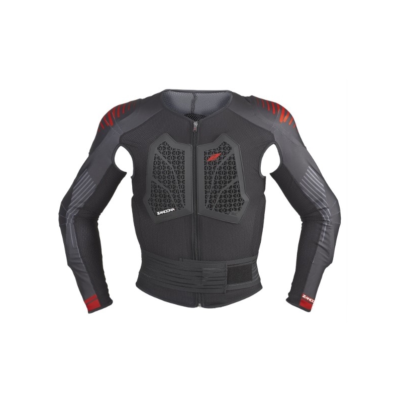 Kropsbeskytter Zandona Action X8 sort-rød 180-189 cm