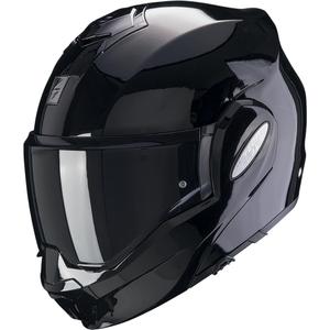 Scorpion EXO-TECH Lite Solid flip-up motorcykelhjelm, sort