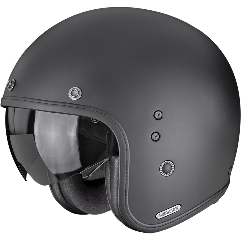 Scorpion Belfast II Solid Åben Motorcykelhjelm, Matsort