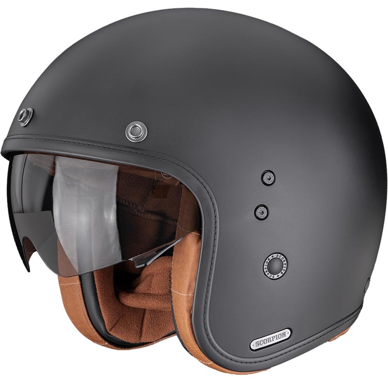 Scorpion Belfast II Luxe Åben Motorcykelhjelm, Matsort