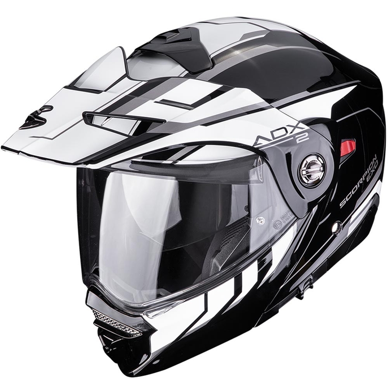 Enduro motorcykelhjelm Scorpion ADX-2 Walt sort-hvid