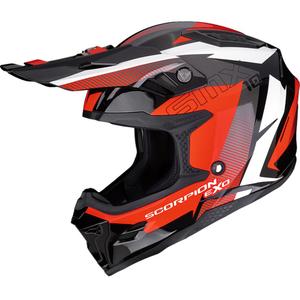 Scorpion SMX-10 Speed motocross hjelm sort-hvid-rød