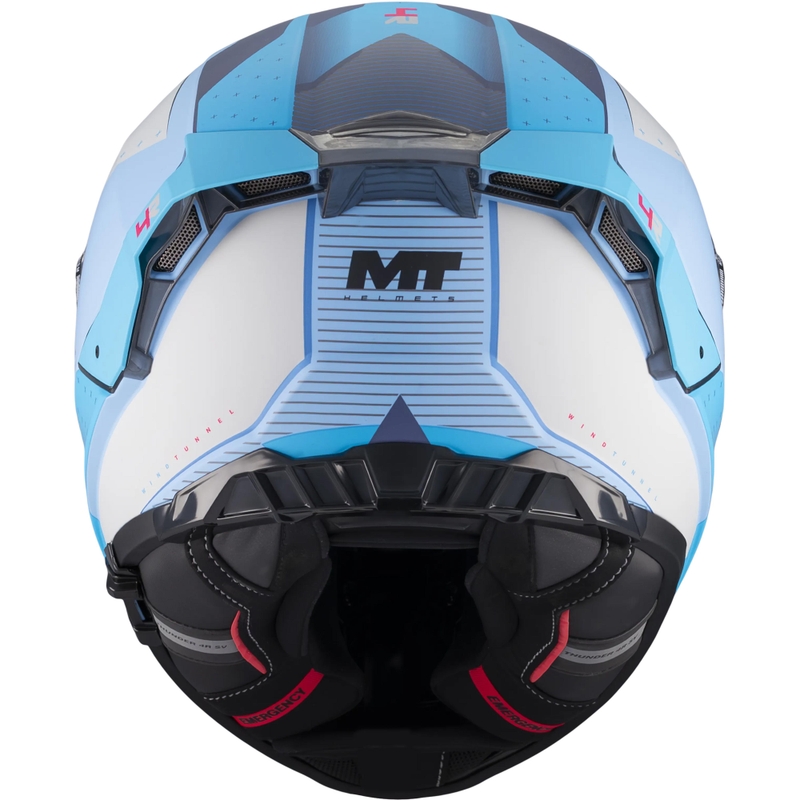 Integralhjelm MT Thunder 4 R SV Wind Tunnel C7 mat blågrå