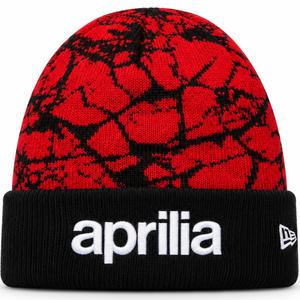 Aprilia Racing kasket med logo rød-sort