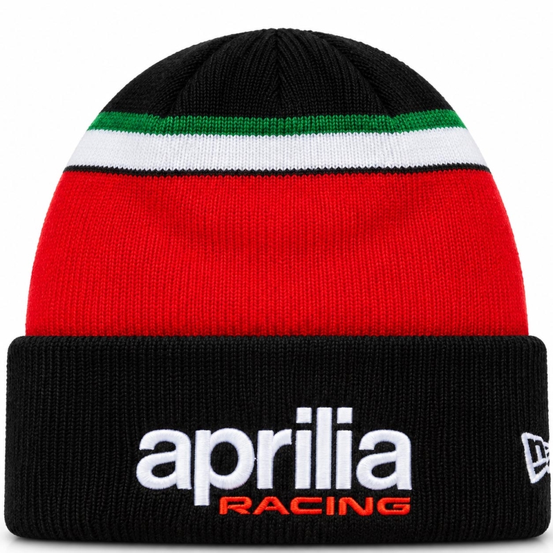 Aprilia BE A RACER kasket med logo rød-sort