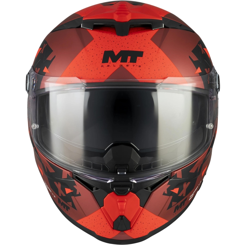 Integralhjelm MT Thunder 4 R SV Fast C5 mat sort-grå-rød