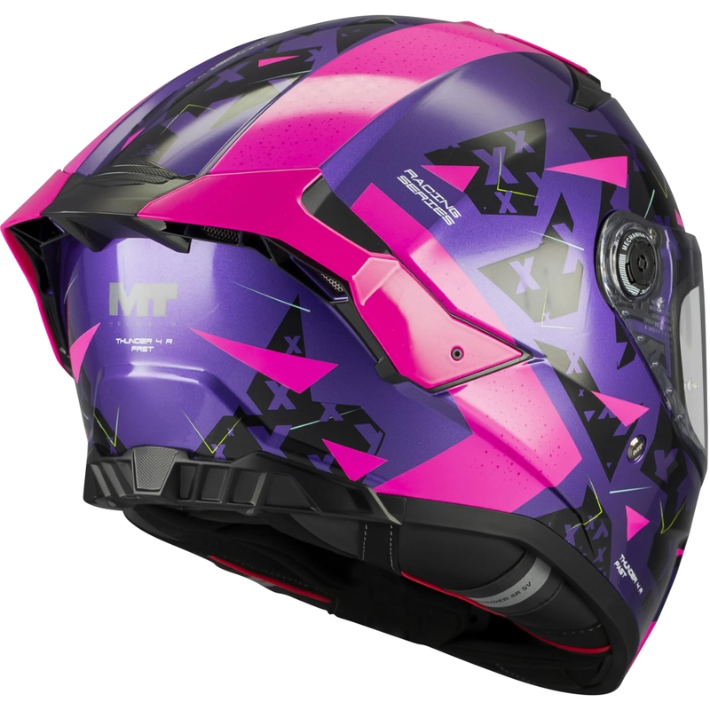 Integralhjelm MT Thunder 4 R SV Fast C8 lilla-pink-sort
