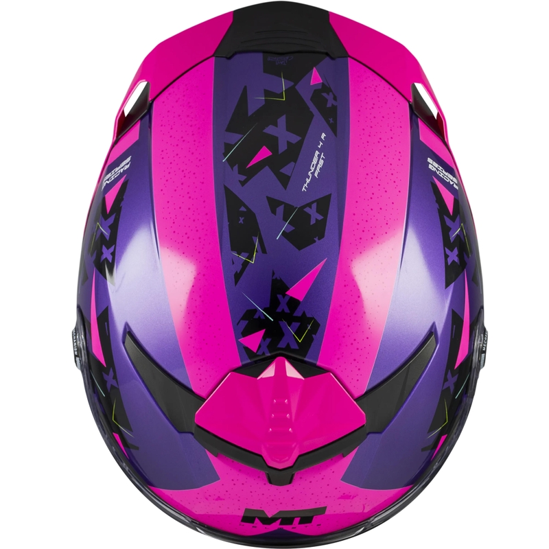 Integralhjelm MT Thunder 4 R SV Fast C8 lilla-pink-sort
