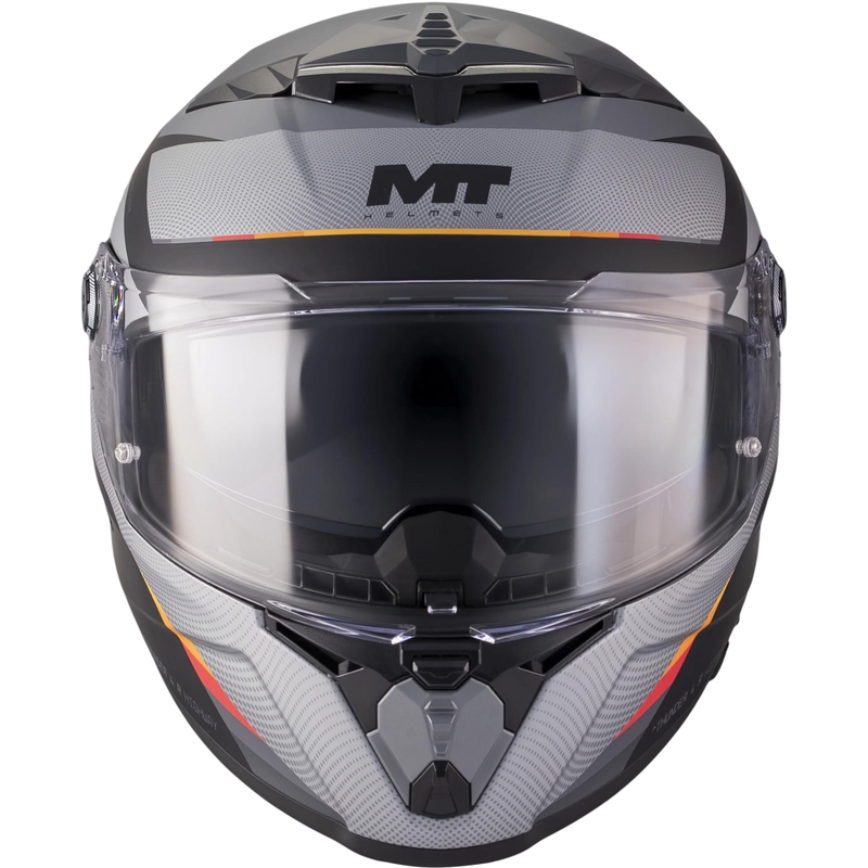 Integralhjelm MT Thunder 4 R SV Highway B5 mat grå-sort